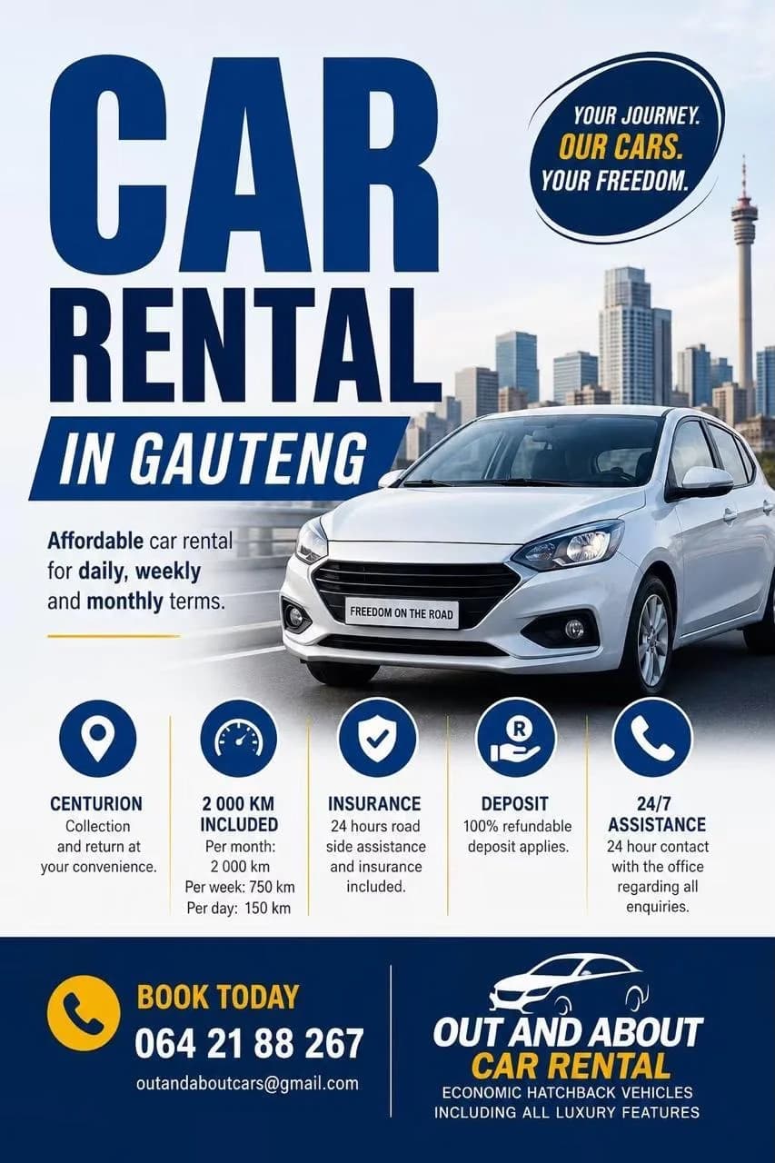 Out and About Car Rental cover