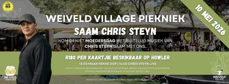 Chris Steyn @ Weiveld cover